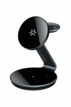 Celly Magstand3in1evo 3-i-1 magnetisk stativ til trådløs opladning 15w
