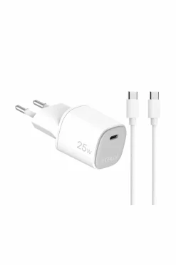 Celly Usb-oplader Gan 1 x Usb-c PD 25w + usb-c-kabel