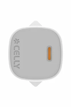 Celly Usb-oplader Gan 1 x Usb-c PD 20w + Lightning-kabel