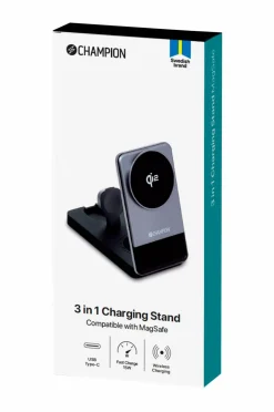 Champion Nordic Trådløs oplader Champion 3-in-1 Qi2
