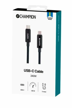 Champion Nordic USB-C kabel 240W 2m
