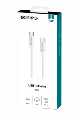 Champion Nordic USB-C-kabel 60W 2 m