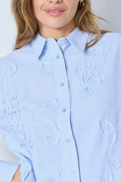 co’couture Skjorte XavierCC Stripe Flower