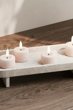 DeluxeHomeart LED fyrfadslys 4x4,5 cm 2 stk.