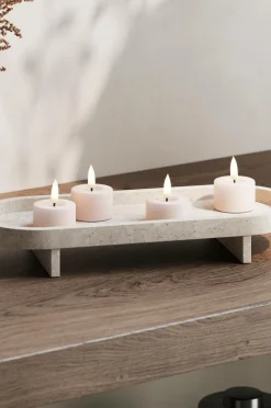 DeluxeHomeart LED fyrfadslys 4x4,5 cm 2 stk.