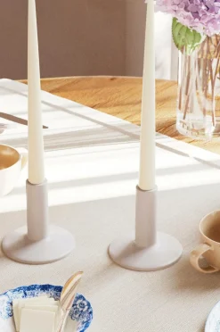 DeluxeHomeart LED Keglelys skinnende 2,2x28 cm 2 stk.