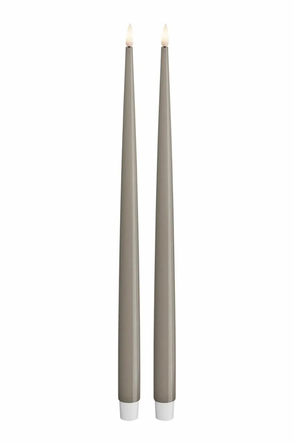 DeluxeHomeart LED Taper Candle Shiny 2,2x38 cm 2 stk.