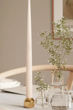 DeluxeHomeart LED Taper Candle Shiny 2,2x38 cm 2 stk.