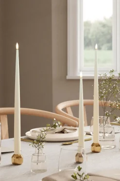 DeluxeHomeart LED Taper Candle Shiny 2,2x38 cm 2 stk.