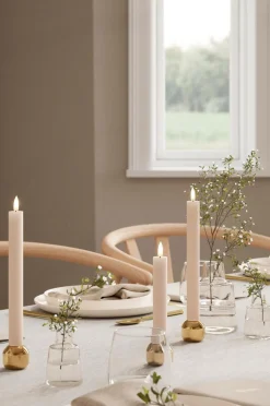 DeluxeHomeart LED-kronelys 2,2x24 cm 2 stk.