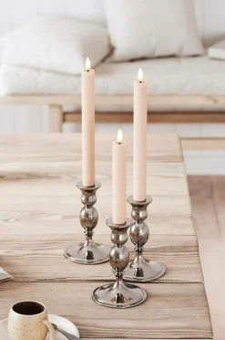 DeluxeHomeart LED-kronelys 2,2x24 cm 2 stk.