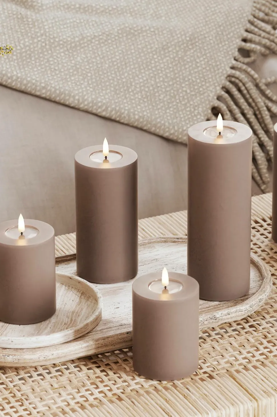 DeluxeHomeart LED-søjlelys 7,5x15 cm