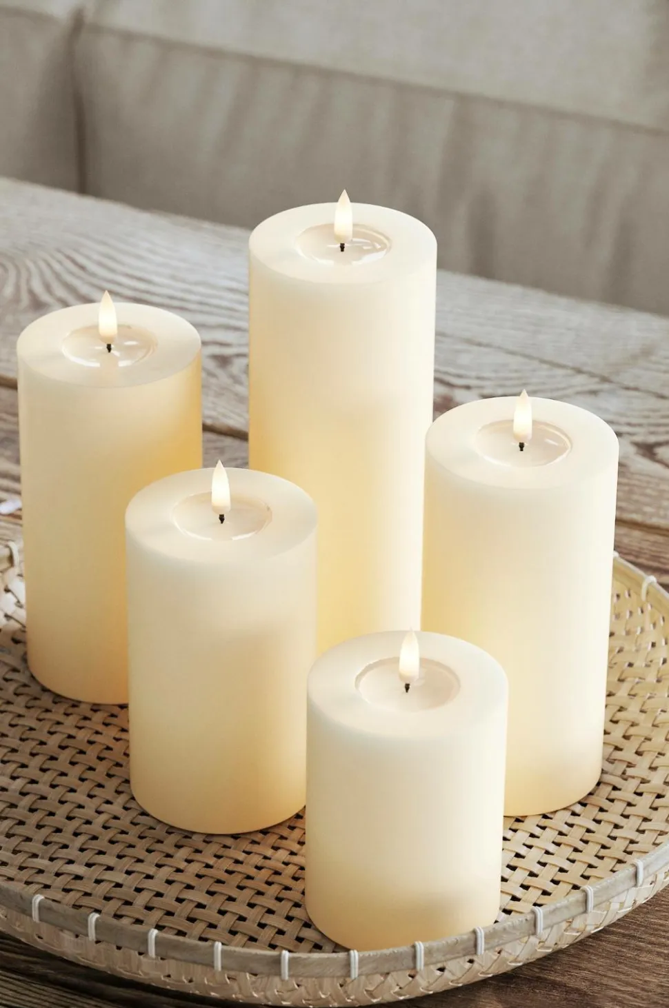 DeluxeHomeart LED-søjlelys 5x12,5 cm