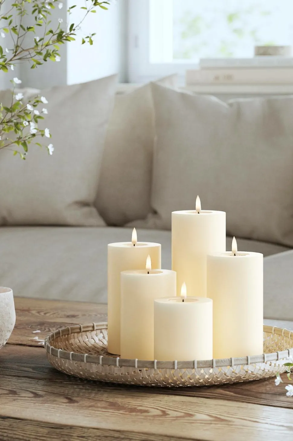 DeluxeHomeart LED-søjlelys 5x12,5 cm