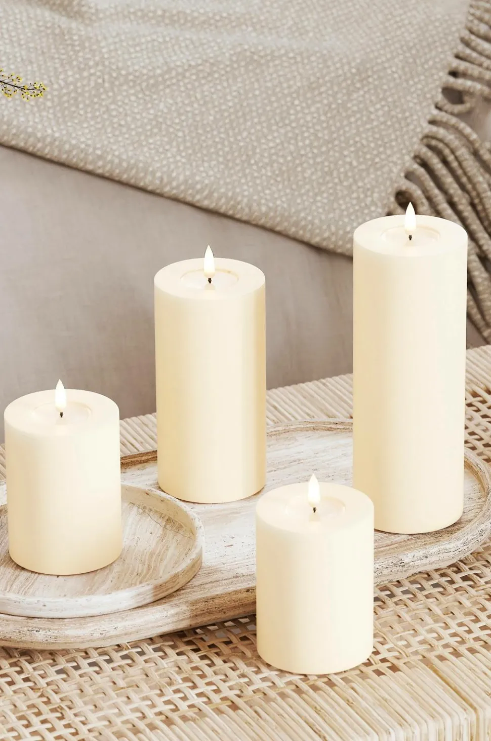 DeluxeHomeart LED-søjlelys 7,5x10 cm