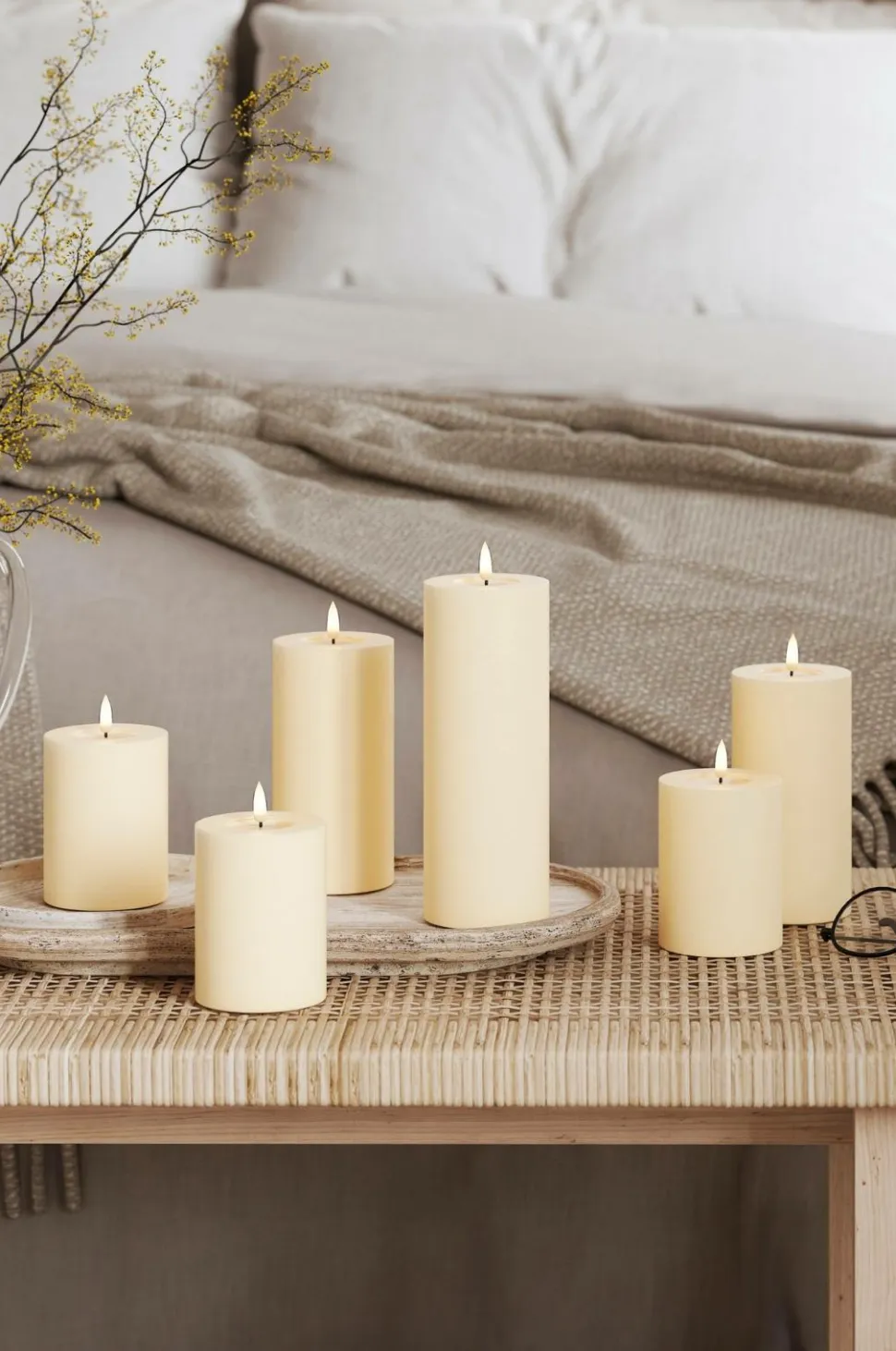 DeluxeHomeart LED-søjlelys 7,5x10 cm