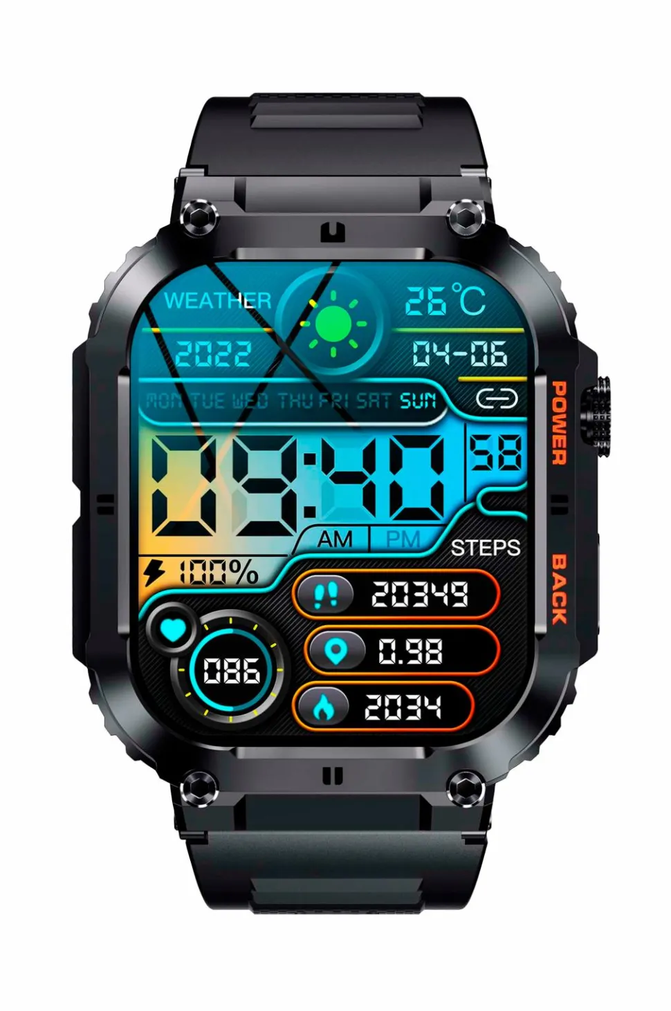 Denver Smartwatch SWC-191b Bluetooth Smartwatch
