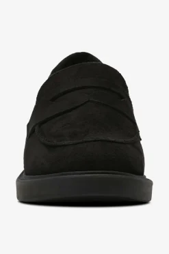 Duffy Loafers i ruskindsimitation