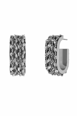 Edblad Øreringe Rays Hoops L Steel