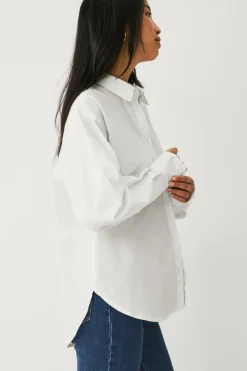 Ellos Collection Afslappet skjorte i bomuldspoplin