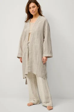 Ellos Collection Badekåbe i hørblanding