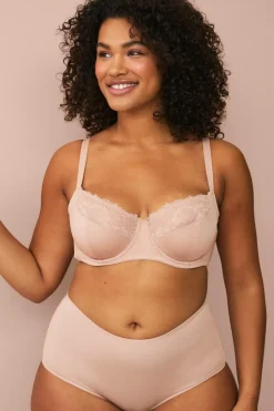 Ellos Collection Bh med bøjler i blonde på toppen