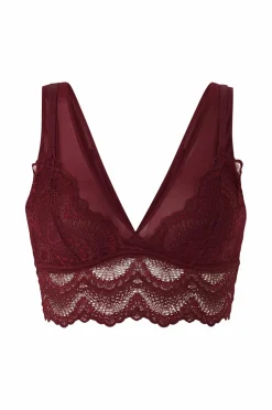 Ellos Collection Blød blonde- og mesh-bh