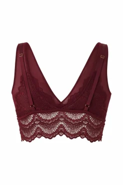 Ellos Collection Blød blonde- og mesh-bh