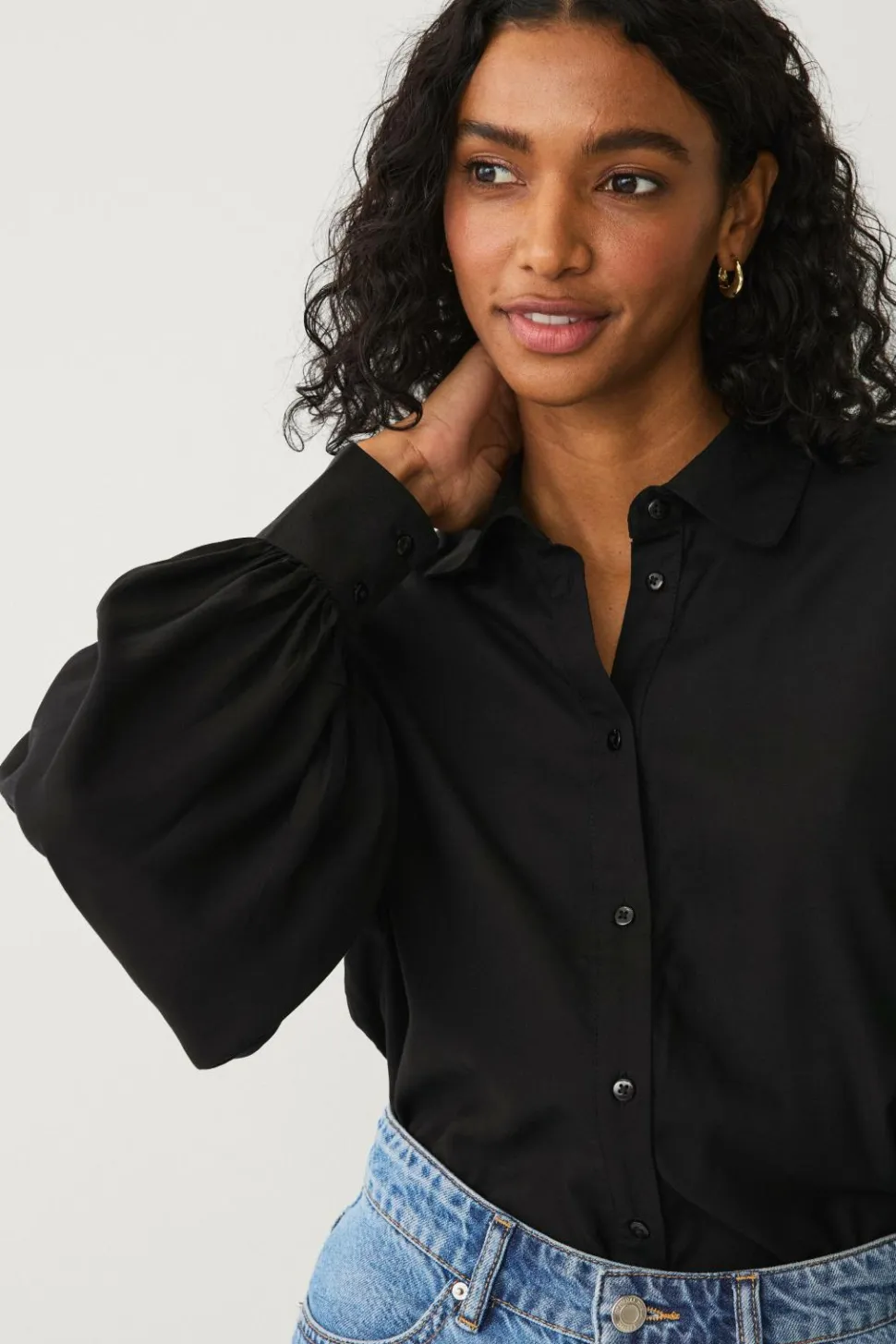 Ellos Collection Bluse i viskose