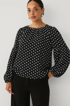 Ellos Collection Bluse med ballonærme
