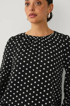 Ellos Collection Bluse med ballonærme