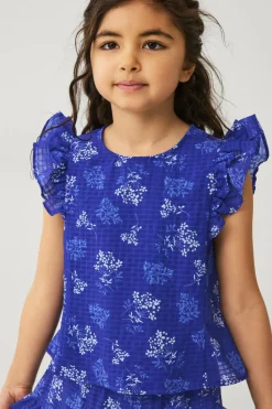 Ellos Collection Bluse med flæseærmer