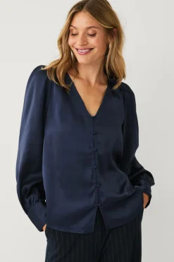 Ellos Collection Bluse i satin