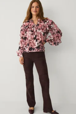 Ellos Collection Bluse med volanter