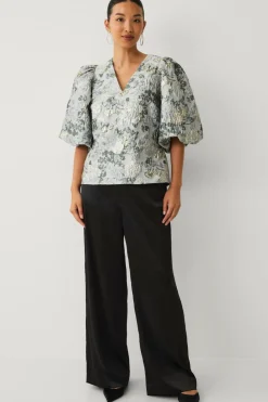 Ellos Collection Bluse med ballonærmer