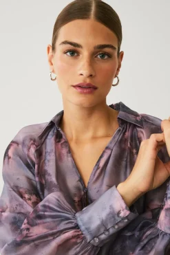 Ellos Collection Bluse med pufærmer