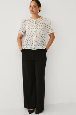 Ellos Collection Bluse med volanter