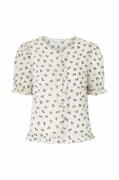 Ellos Collection Bluse med volanter