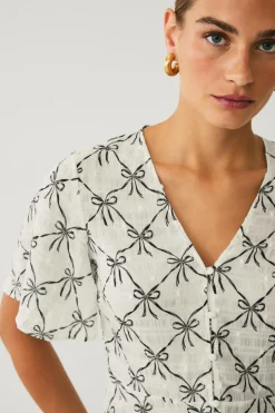 Ellos Collection Bluse med knapper