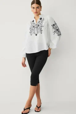 Ellos Collection Bluse med ballonærmer