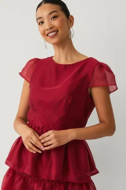 Ellos Collection Bluse med peplum