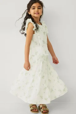 Ellos Collection Bluse med flæseærmer