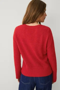 Ellos Collection Bred, v-halset trøje