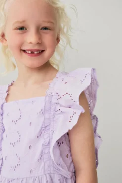 Ellos Collection Buksekjole med blondebroderi