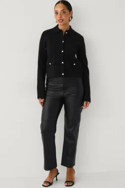 Ellos Collection Cardigan med glitrende knapper