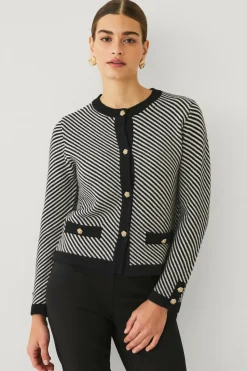 Ellos Collection Cardigan med striber