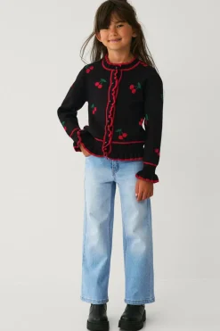 Ellos Collection Cardigan med kirsebær-mønster