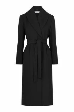 Ellos Collection Dobbeltradet frakke med sjalskrave