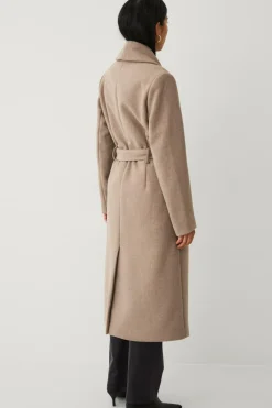 Ellos Collection Dobbeltradet frakke med sjalskrave