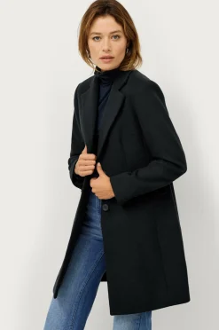 Ellos Collection Enkeltradet uldfrakke